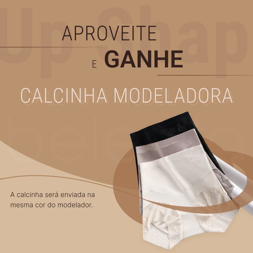 Body Modelador - Up Shaper - Compre 1 Leve 2 + Brinde Calcinha Modeladora (Short / Tanga)